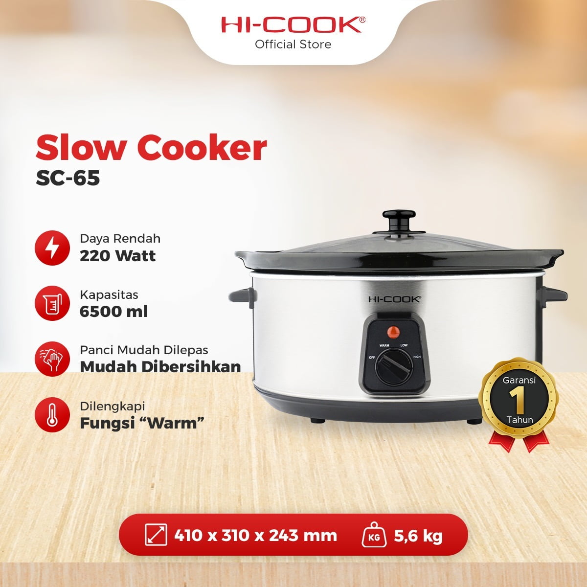 Slow Cooker SC-65 Full