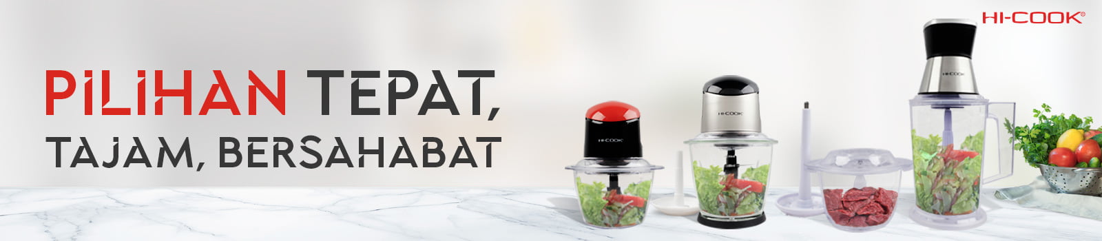 Chopper Hi-Cook Pilihan Tepat, Tajam, Berkualitas