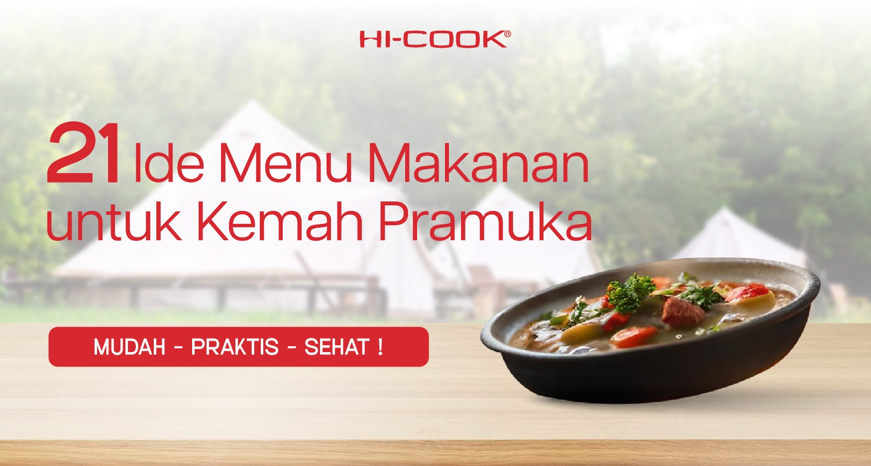menu makanan untuk kemah pramuka