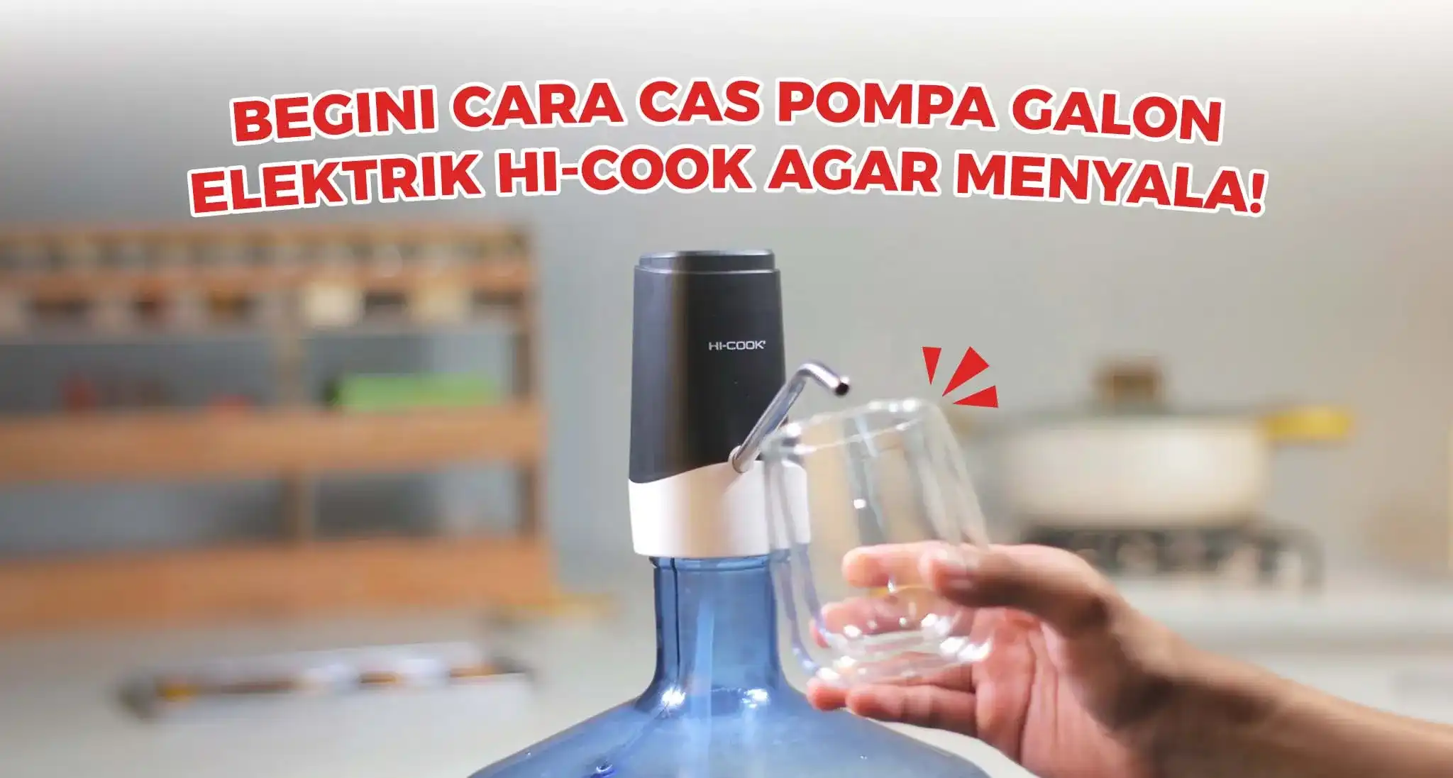 cara cas pompa galon elektrik