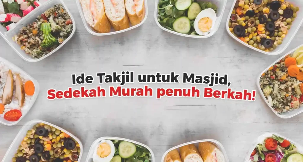 ide takjil untuk masjid