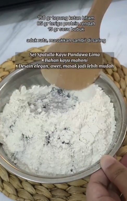 bahan bolu ketan hitam