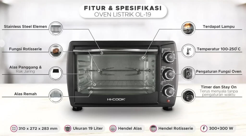 Hi-Cook Oven Listrik
