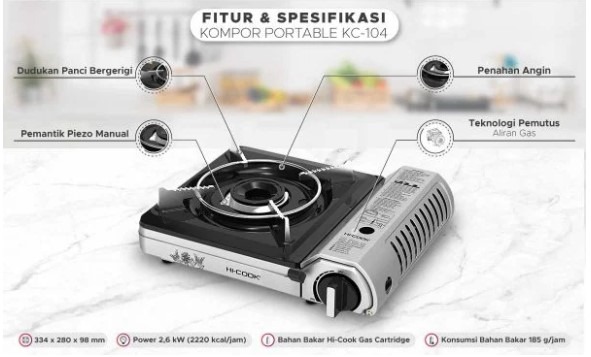 kompor yang cocok untuk anak kos