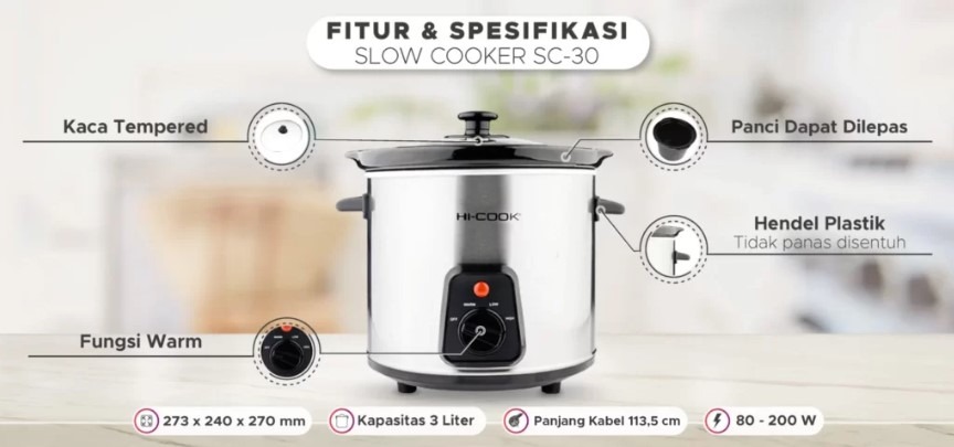 rekomendasi slow cooker mpasi 
