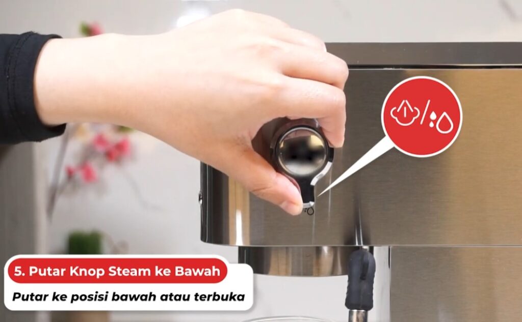 descaling mesin kopi 