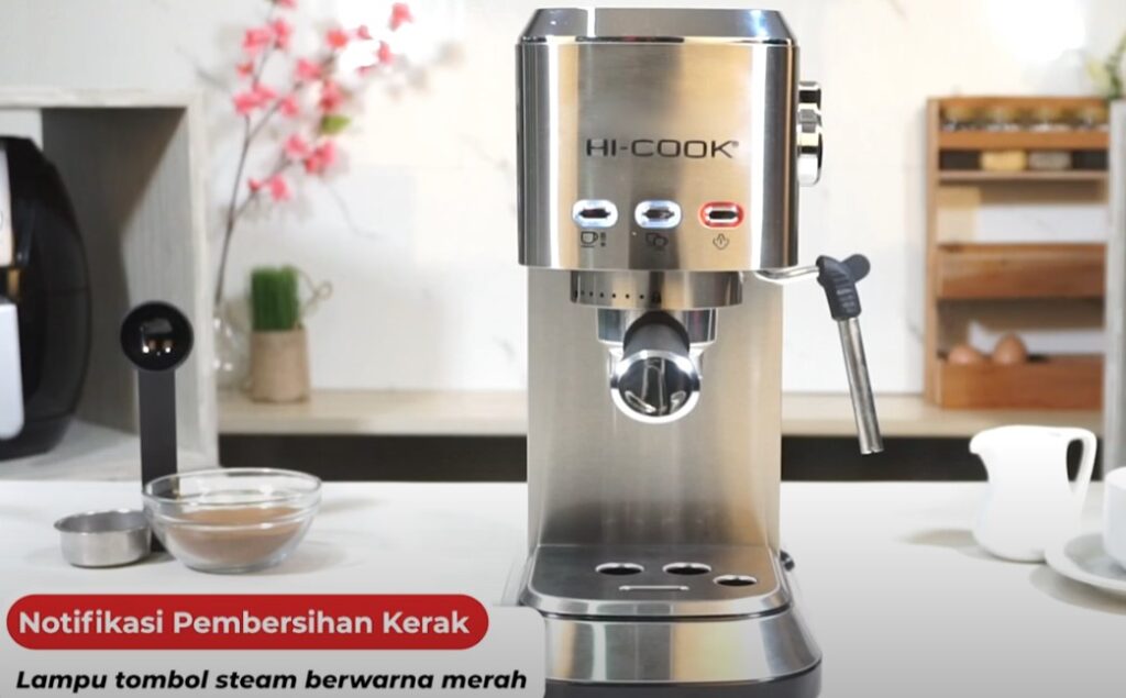 pembersihan mesin kopi