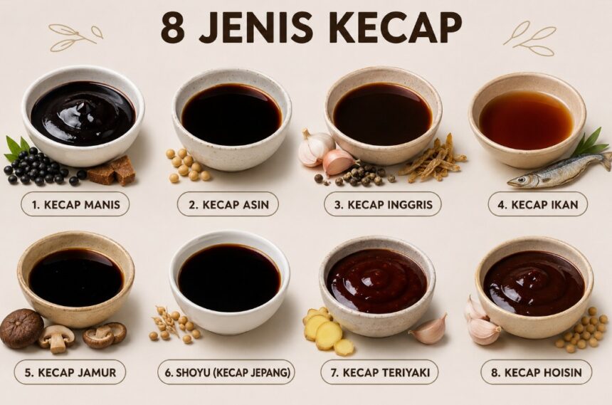 8 Jenis Jenis Kecap Wajib untuk Masakan!