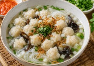 makanan khas palembang tekwan