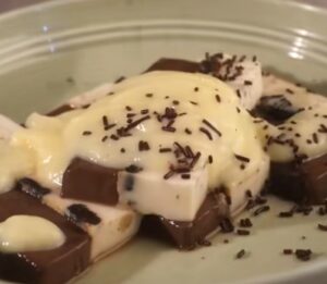 Puding coklat vla 