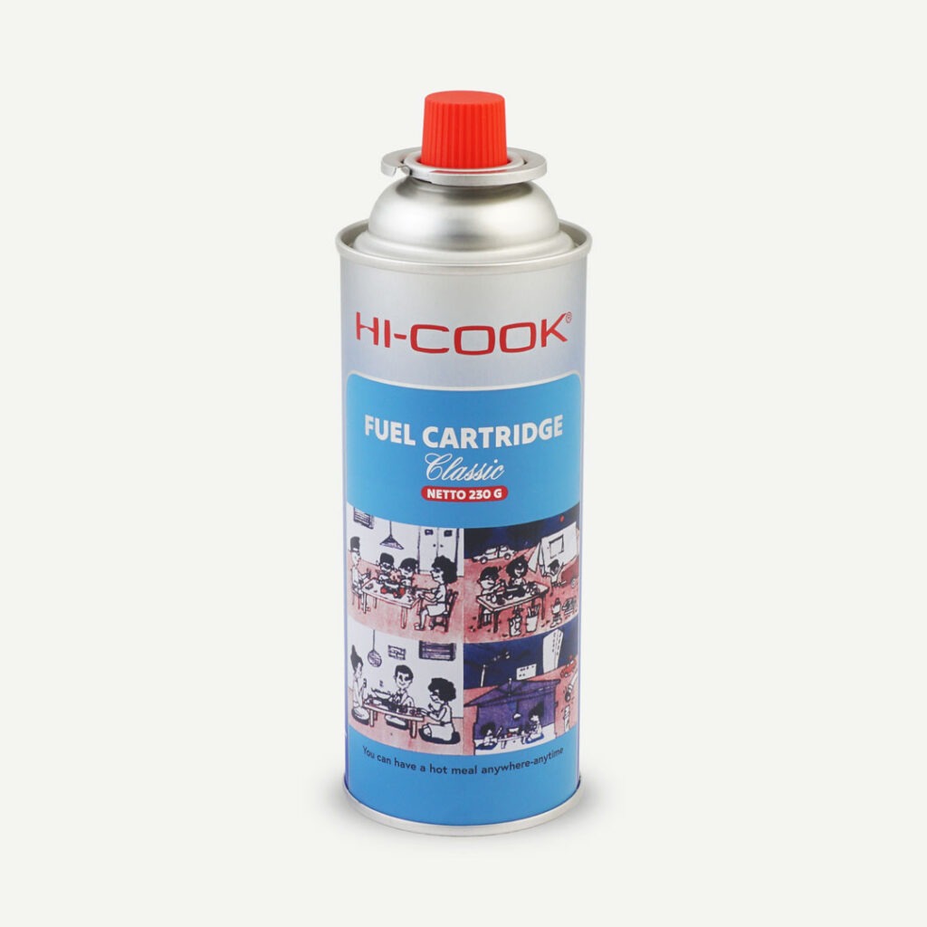 HI-COOK gas portabel tampak depan