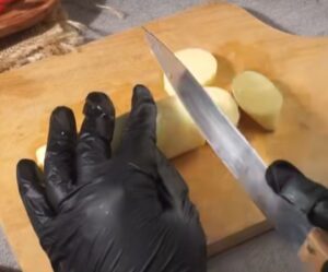 potong tofu